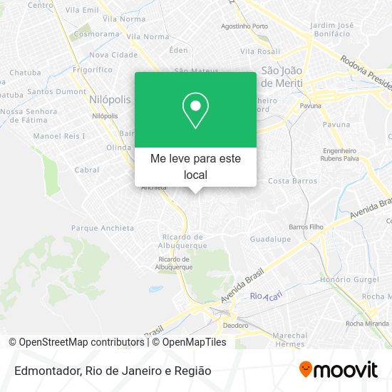 Edmontador mapa