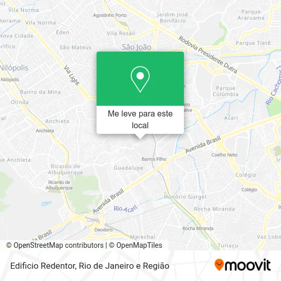 Edificio Redentor mapa