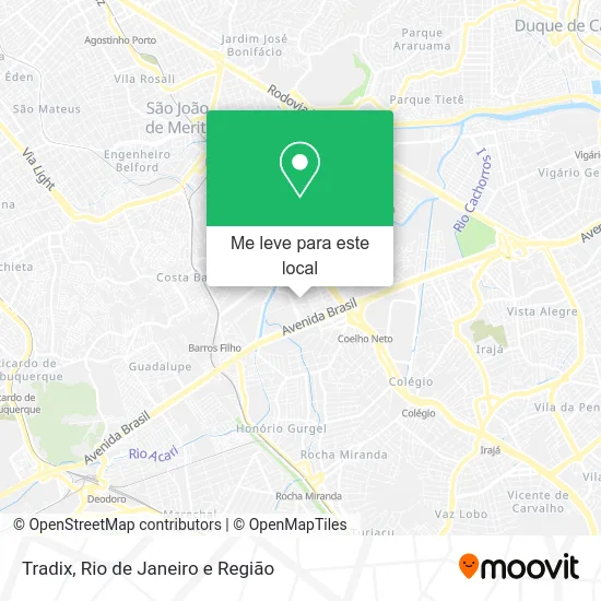 Tradix mapa