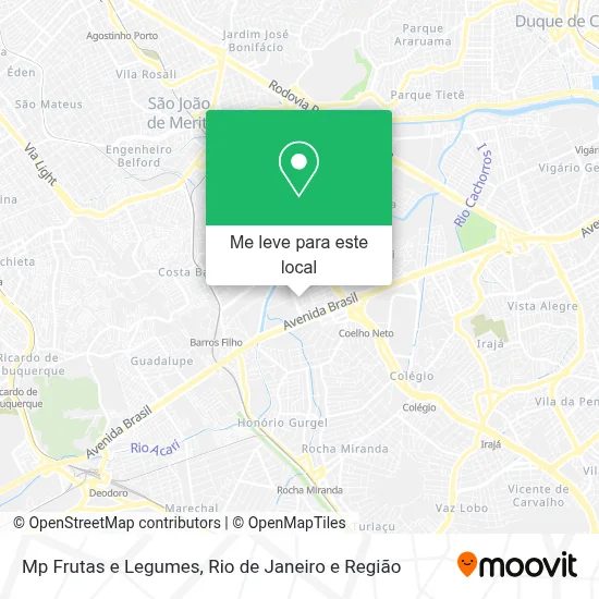 Mp Frutas e Legumes mapa