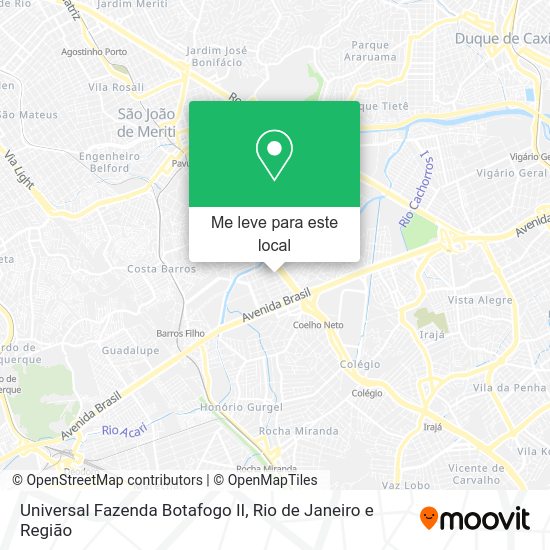 Universal Fazenda Botafogo II mapa