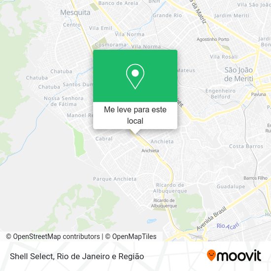 Shell Select mapa