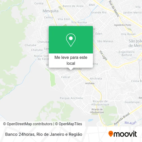 Banco 24horas mapa
