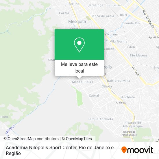 Academia Nilópolis Sport Center mapa