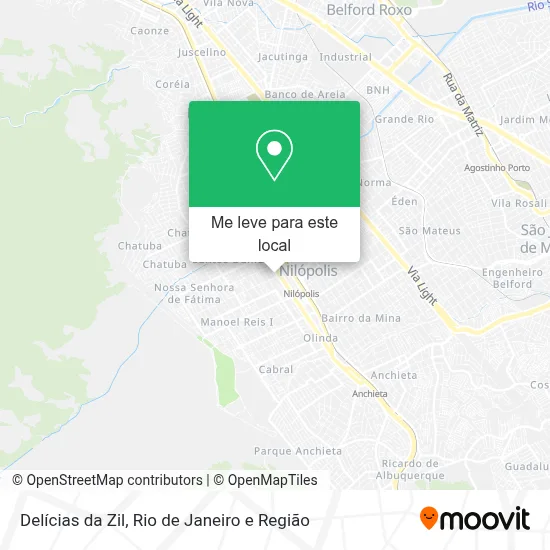 Delícias da Zil mapa