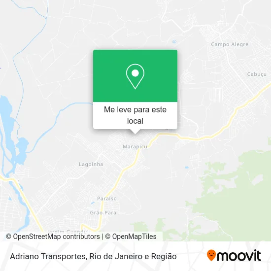 Adriano Transportes mapa