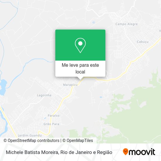 Michele Batista Moreira mapa