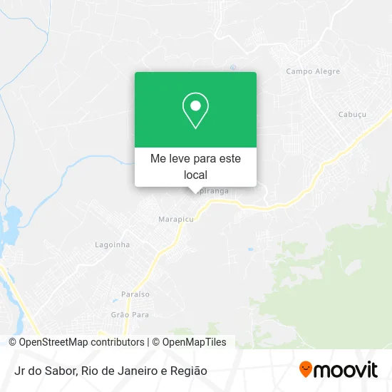 Jr do Sabor mapa