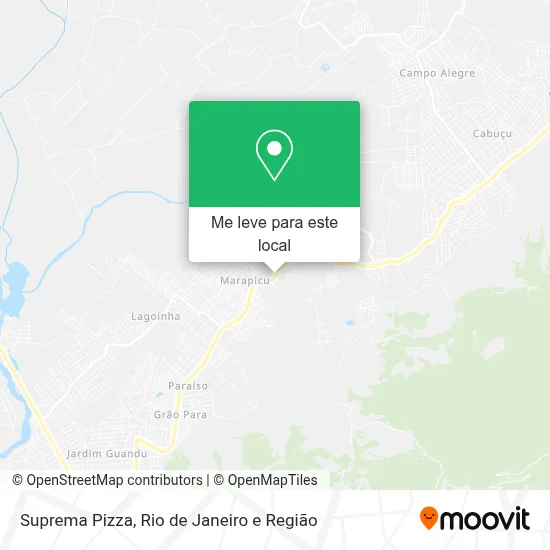 Suprema Pizza mapa