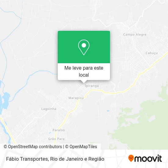 Fábio Transportes mapa