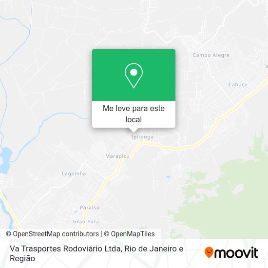 Va Trasportes Rodoviário Ltda mapa