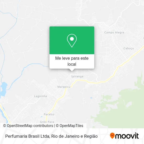 Perfumaria Brasil Ltda mapa