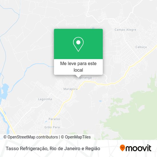 Tasso Refrigeração mapa