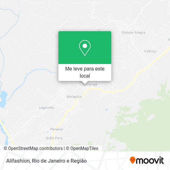 Alifashion mapa