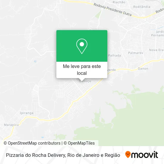 Pizzaria do Rocha Delivery mapa