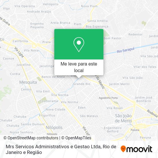 Mrs Servicos Administrativos e Gestao Ltda mapa