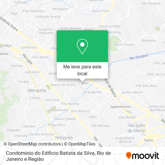 Condominio do Edificio Batista da Silva mapa