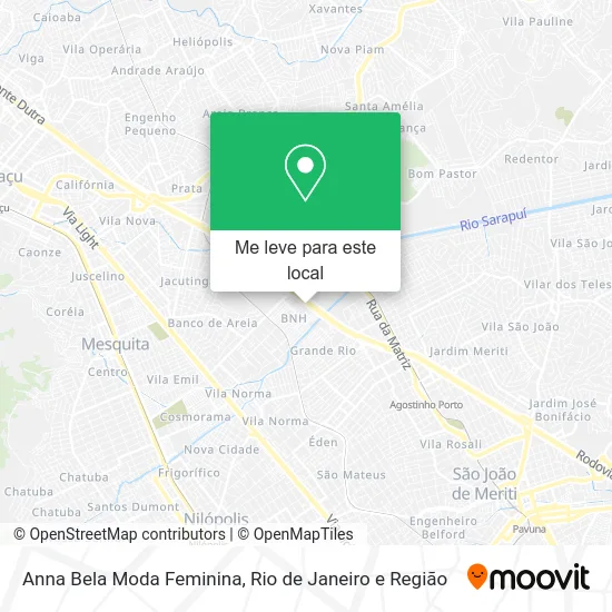 Anna Bela Moda Feminina mapa