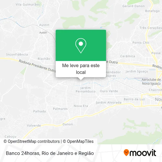Banco 24horas mapa