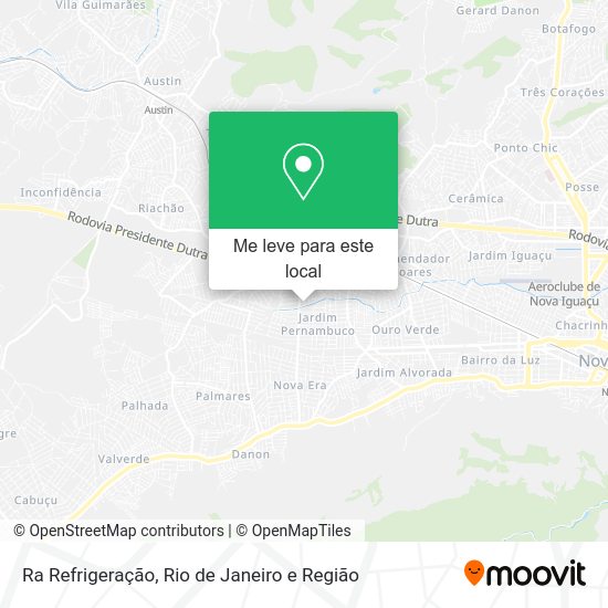 Ra Refrigeração mapa