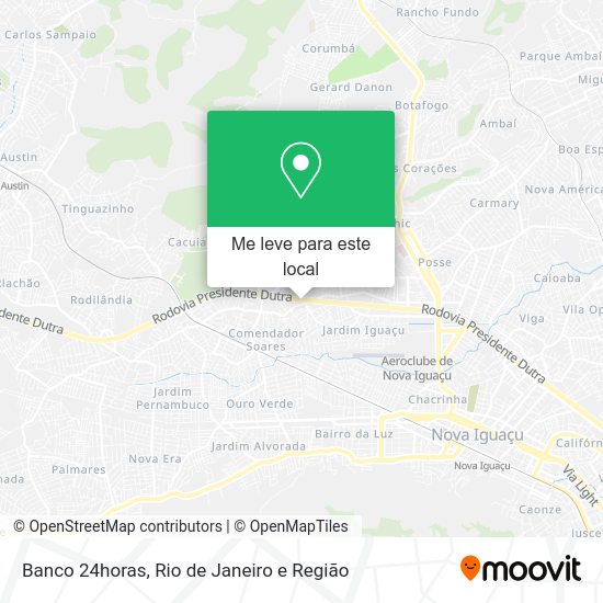 Banco 24horas mapa