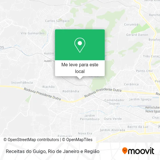 Receitas do Guigo mapa
