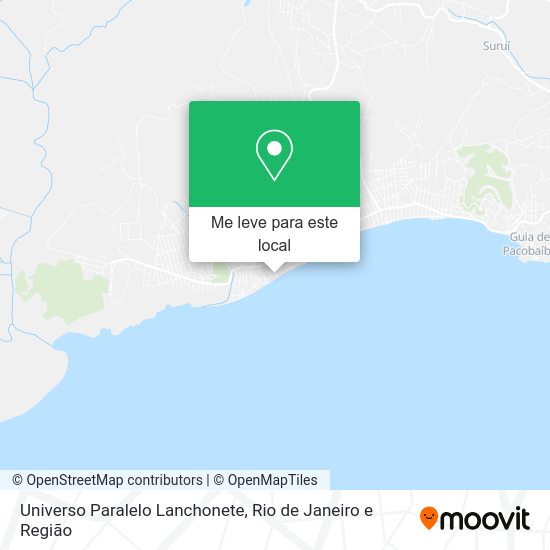 Universo Paralelo Lanchonete mapa