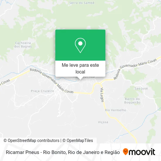 Ricamar Pneus - Rio Bonito mapa