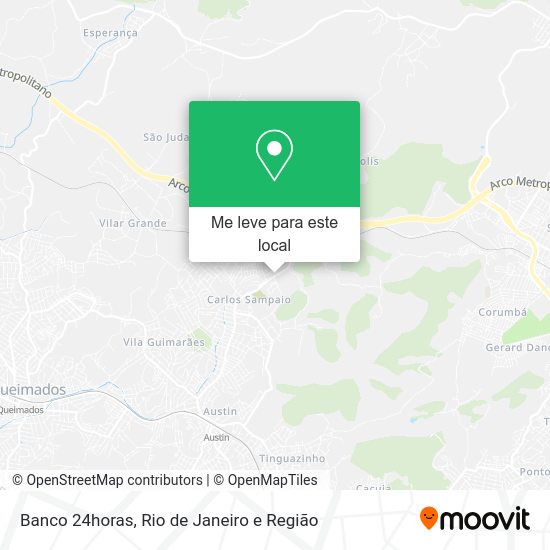 Banco 24horas mapa