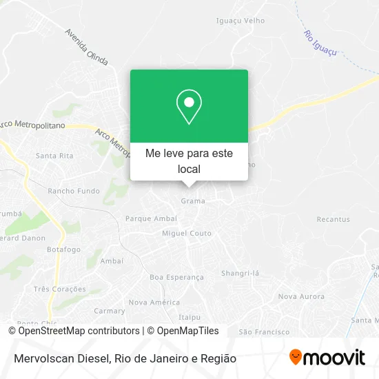 Mervolscan Diesel mapa
