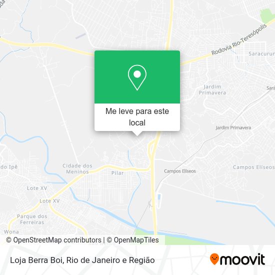 Loja Berra Boi mapa