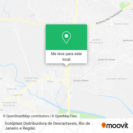 Goldplast Distribuidora de Descartaveis mapa