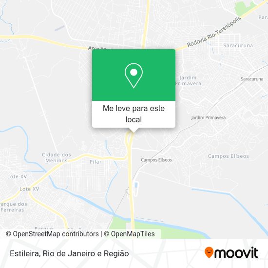 Estileira mapa