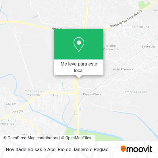Novidade Bolsas e Ace mapa