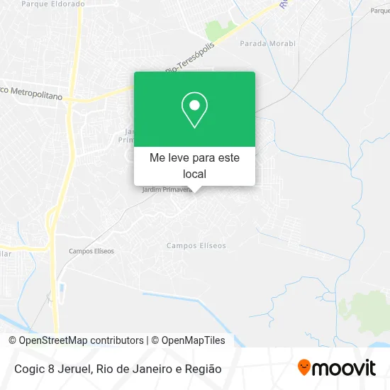 Cogic 8 Jeruel mapa