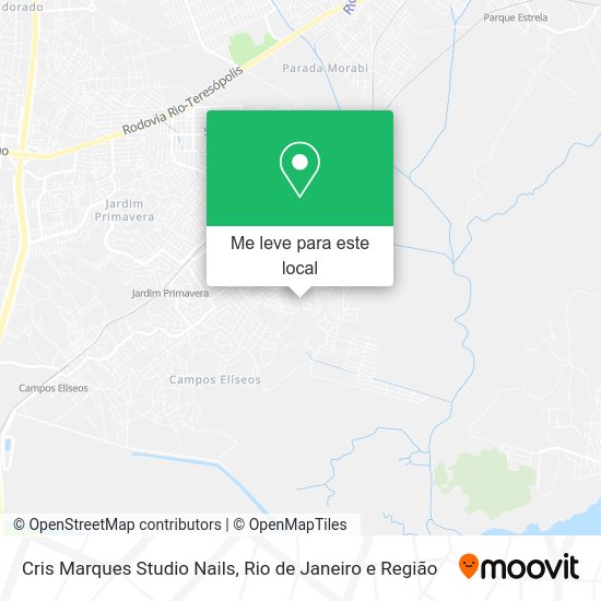 Cris Marques Studio Nails mapa