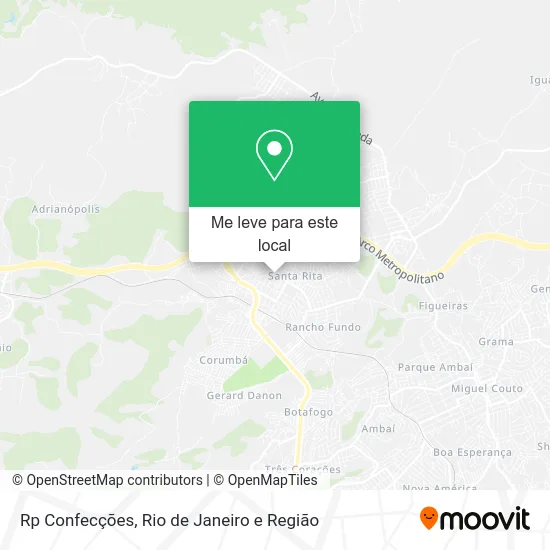 Rp Confecções mapa