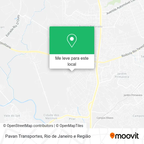 Pavan Transportes mapa