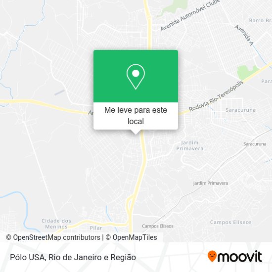 Pólo USA mapa