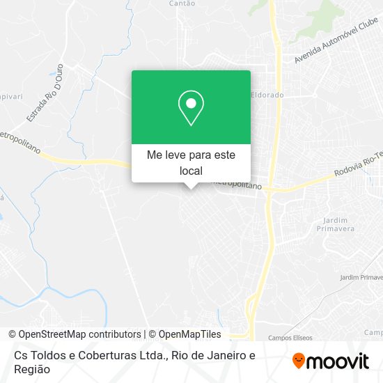 Cs Toldos e Coberturas Ltda. mapa