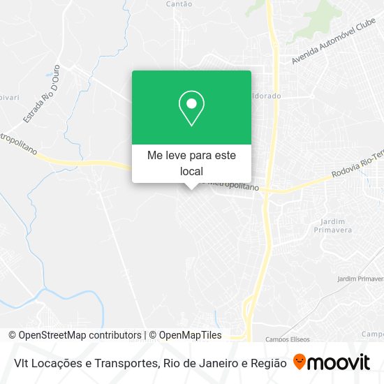 Vlt Locações e Transportes mapa