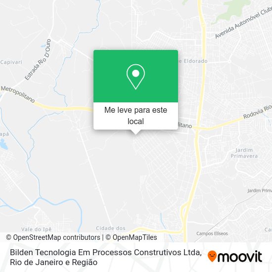 Bilden Tecnologia Em Processos Construtivos Ltda mapa