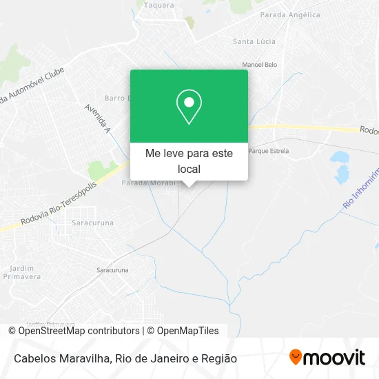 Cabelos Maravilha mapa