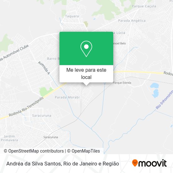 Andréa da Silva Santos mapa