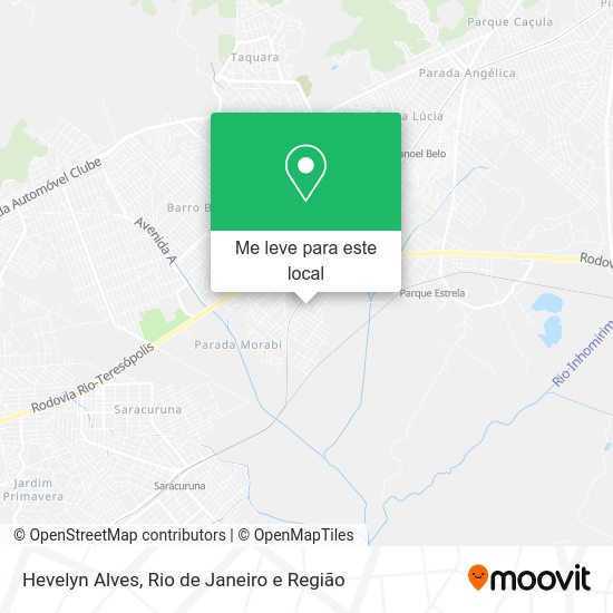 Hevelyn Alves mapa