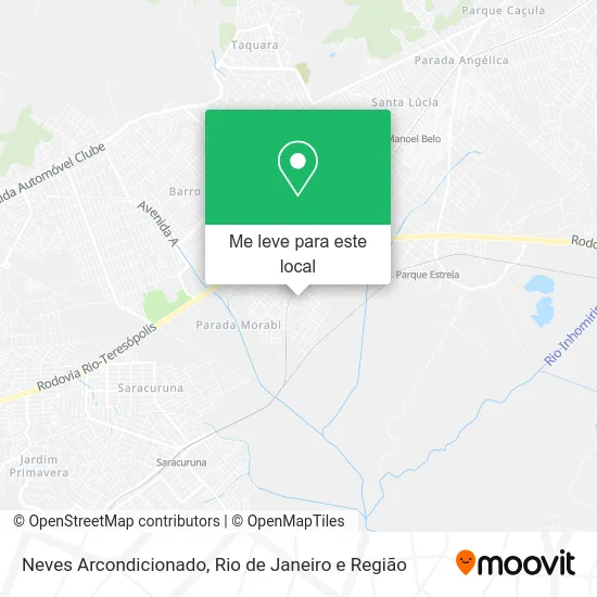 Neves Arcondicionado mapa