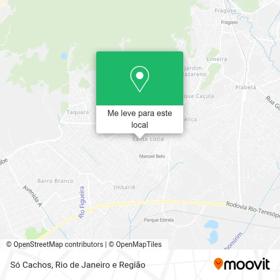 Só Cachos mapa