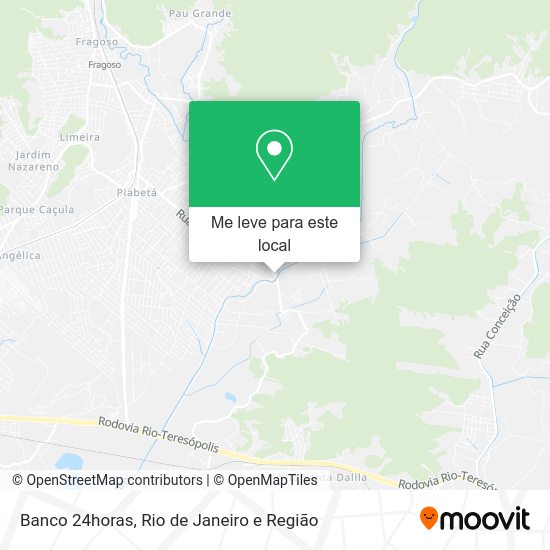 Banco 24horas mapa