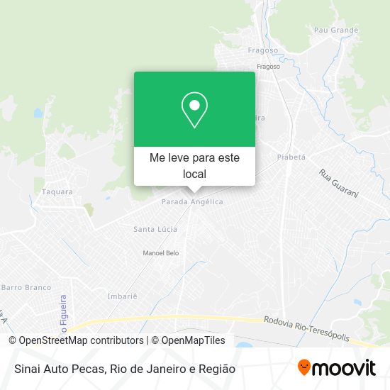 Sinai Auto Pecas mapa