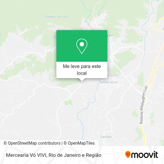 Mercearia Vó VIVI mapa